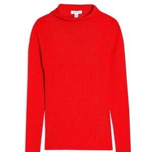 Topshop Red Sweater